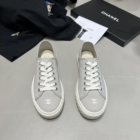 Chanel leather sneakers