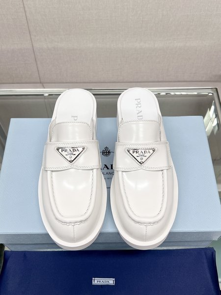 Prada half slipper shoes