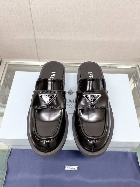 Prada half slipper shoes