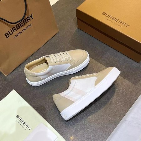 Burberry leather sneakers