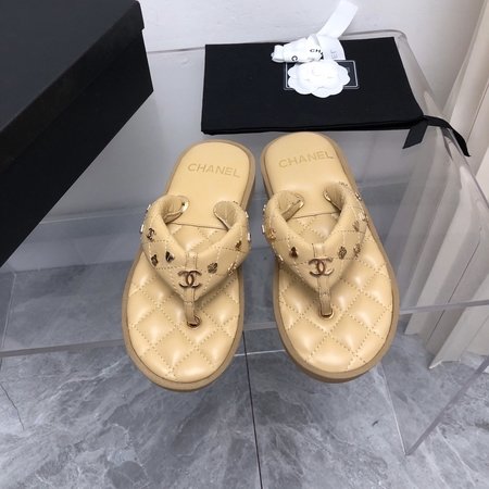 Chanel lambskin sandals