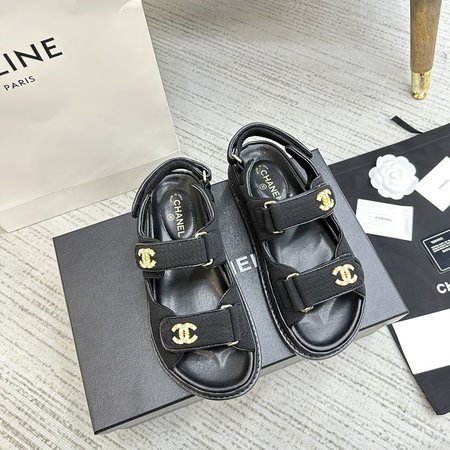 Chanel Velcro sandals