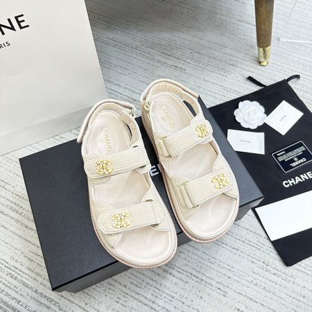 Chanel Velcro sandals