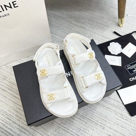 Chanel Velcro sandals