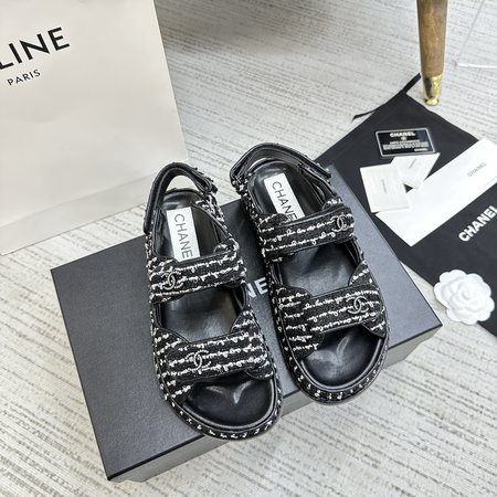 Chanel Velcro sandals