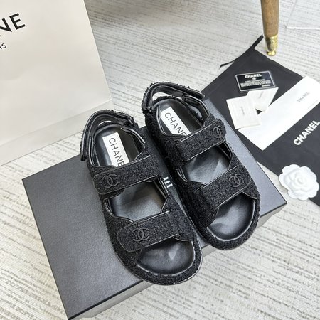 Chanel Velcro sandals