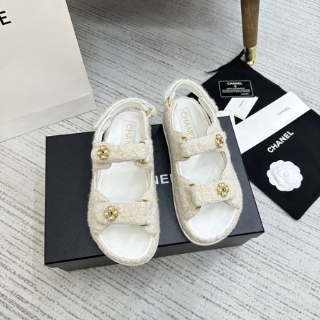 Chanel Velcro sandals