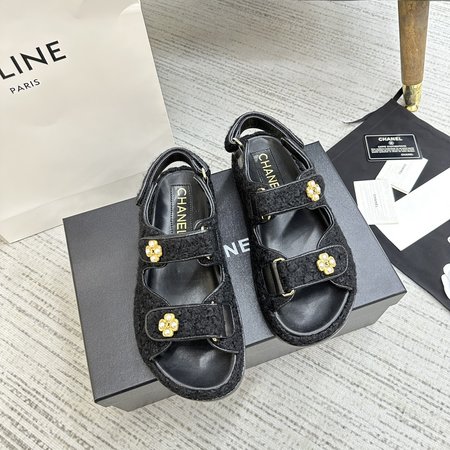 Chanel Velcro sandals