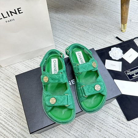 Chanel Velcro sandals