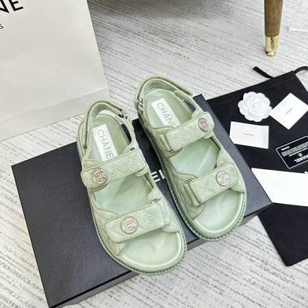 Chanel Velcro sandals