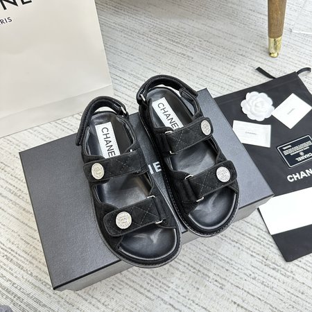 Chanel Velcro sandals