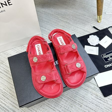 Chanel Velcro sandals