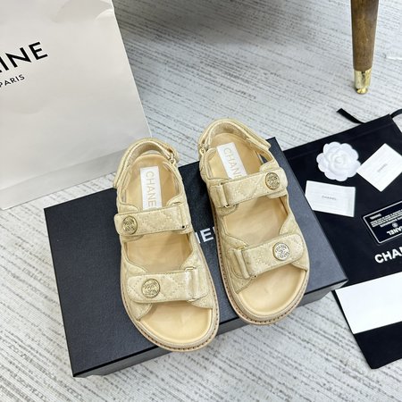 Chanel Velcro sandals