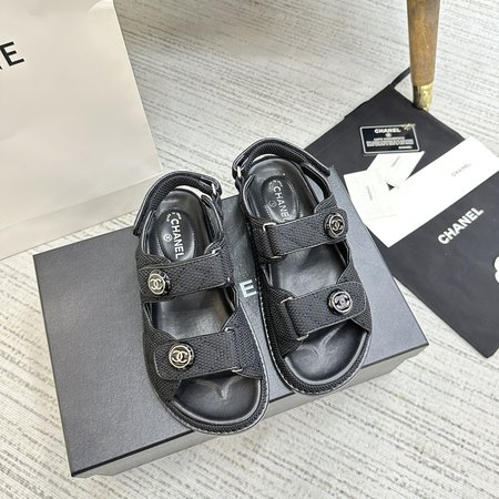 Chanel Velcro sandals