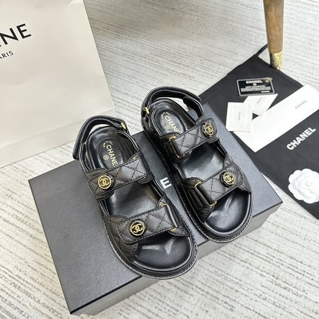 Chanel Velcro sandals