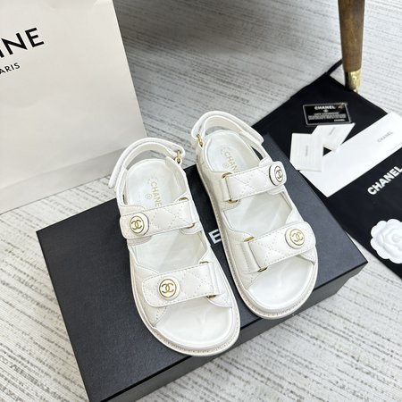 Chanel Velcro sandals