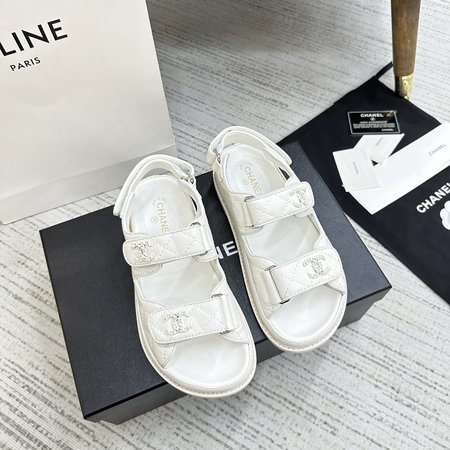 Chanel Velcro sandals