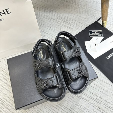 Chanel Velcro sandals