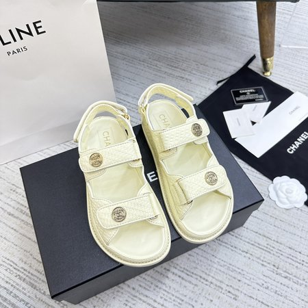 Chanel Velcro sandals