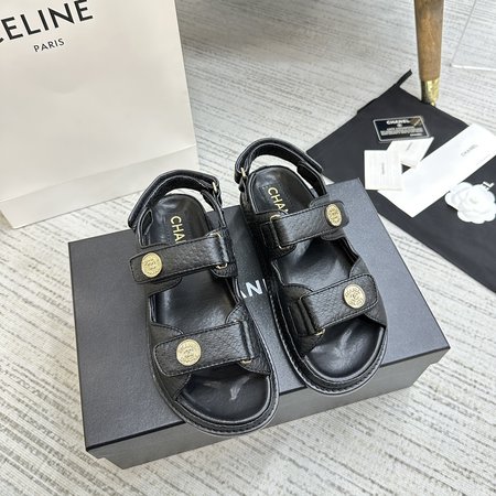 Chanel Velcro sandals