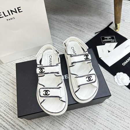 Chanel Velcro sandals