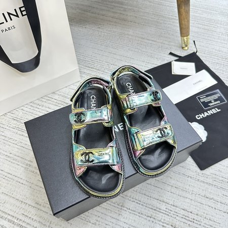 Chanel Velcro sandals