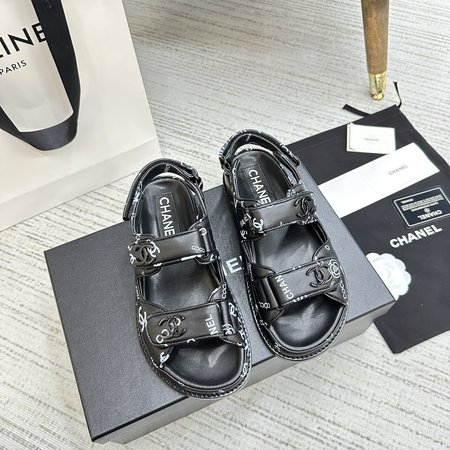 Chanel Velcro sandals