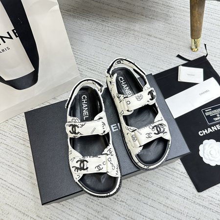 Chanel Velcro sandals