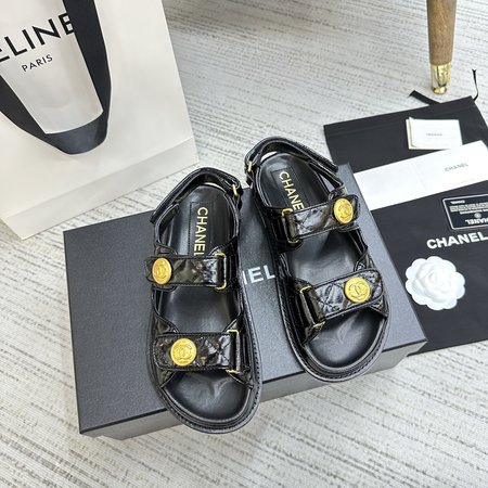 Chanel Velcro sandals