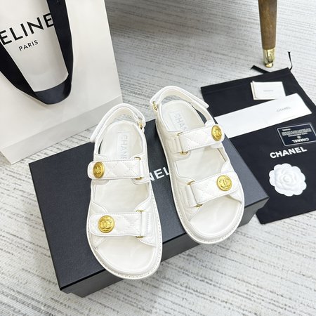 Chanel Velcro sandals