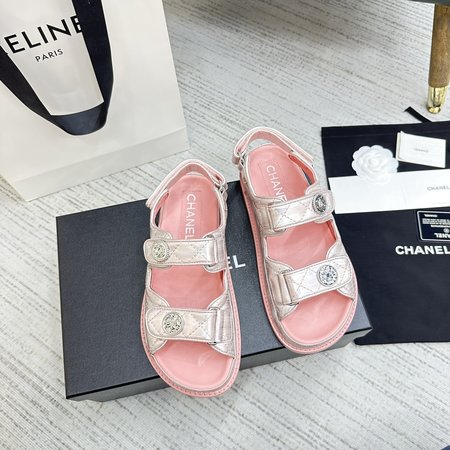 Chanel Velcro sandals