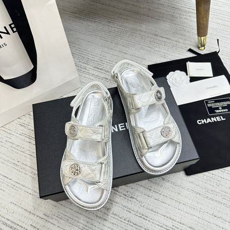 Chanel Velcro sandals