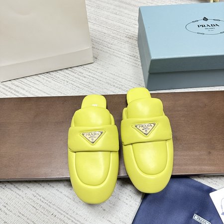 Prada Sponge Bubble Slippers