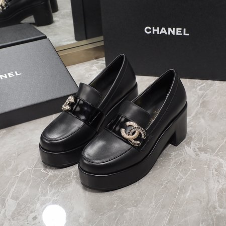 Chanel Thick sole high heel women s shoes