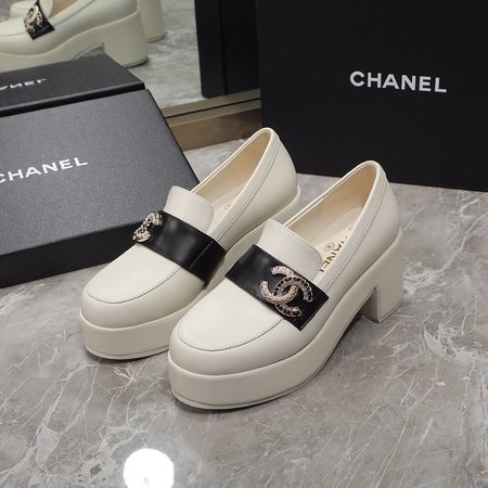 Chanel Thick sole high heel women s shoes