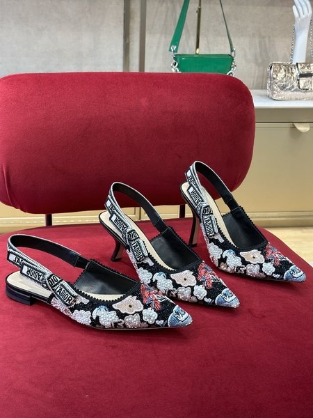 Dior High heels with webbing