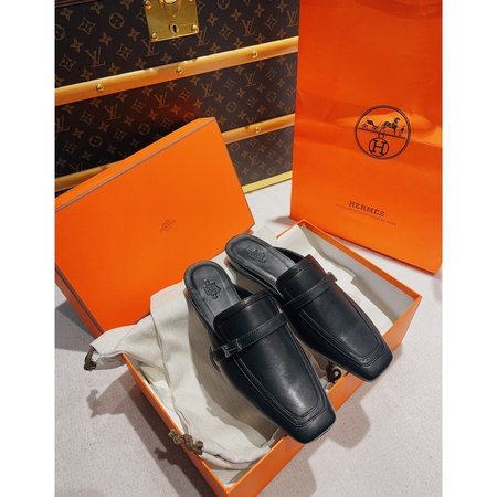 Hermes mules half slippers