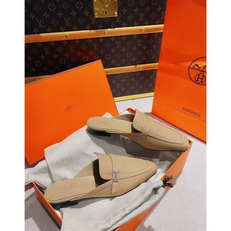 Hermes mules half slippers