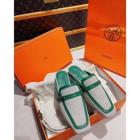 Hermes mules half slippers