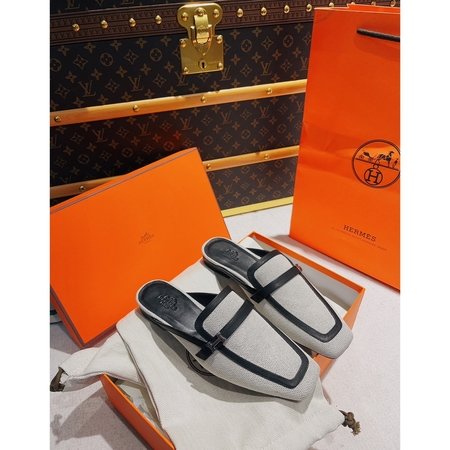 Hermes mules half slippers