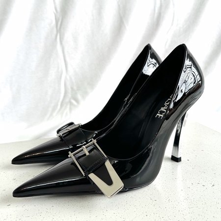 VERSACE strappy high heels