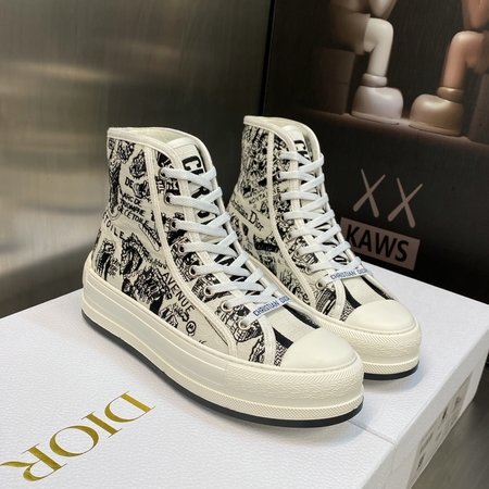 Dior Thick sole strap High Top casual shoes