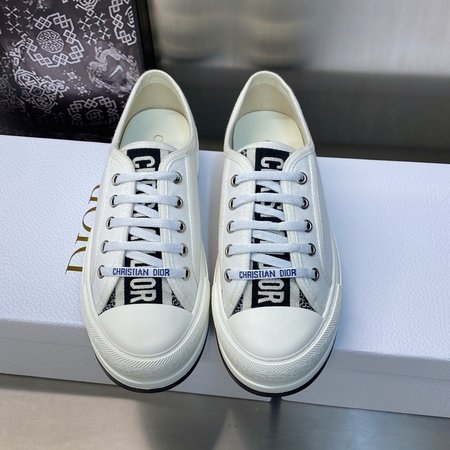 Dior Couple style thick-soled strappy low-top casual shoes