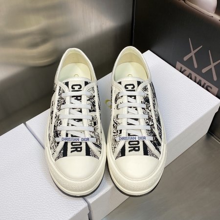 Dior Couple style thick-soled strappy low-top casual shoes