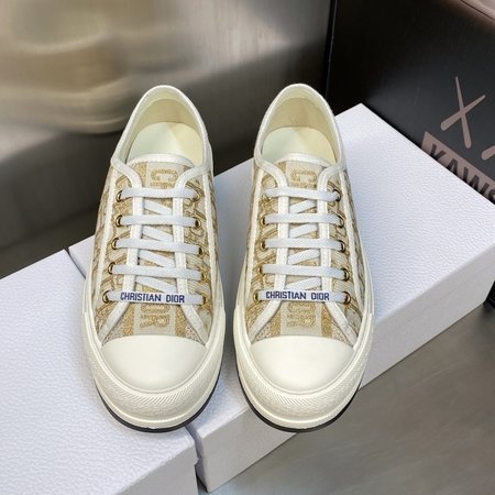 Dior Couple style thick-soled strappy low-top casual shoes