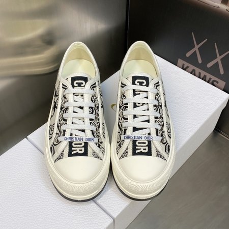 Dior Couple style thick-soled strappy low-top casual shoes