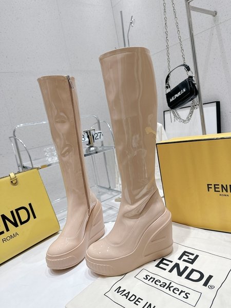 Fendi platform boots