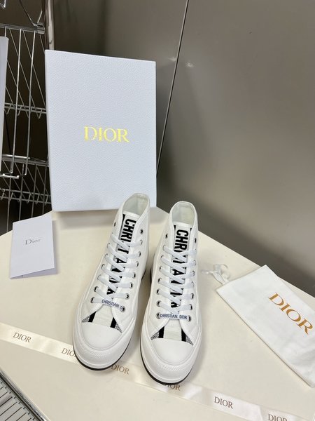 Dior Casual thick-soled cloth shoes