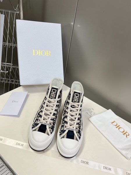 Dior Casual thick-soled cloth shoes