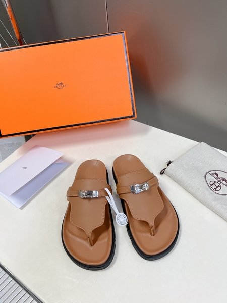 Hermes Couple style slippers